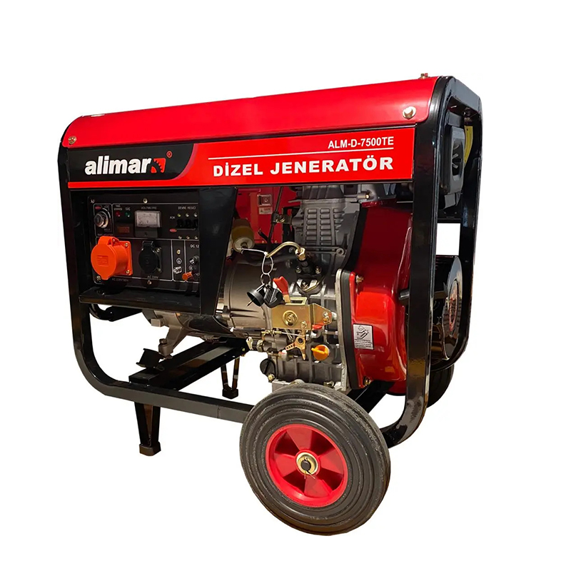 Генератор бензиновий ALIMAR 3 фази (380В), 6кВт, (ALM-BX-7500-TE)